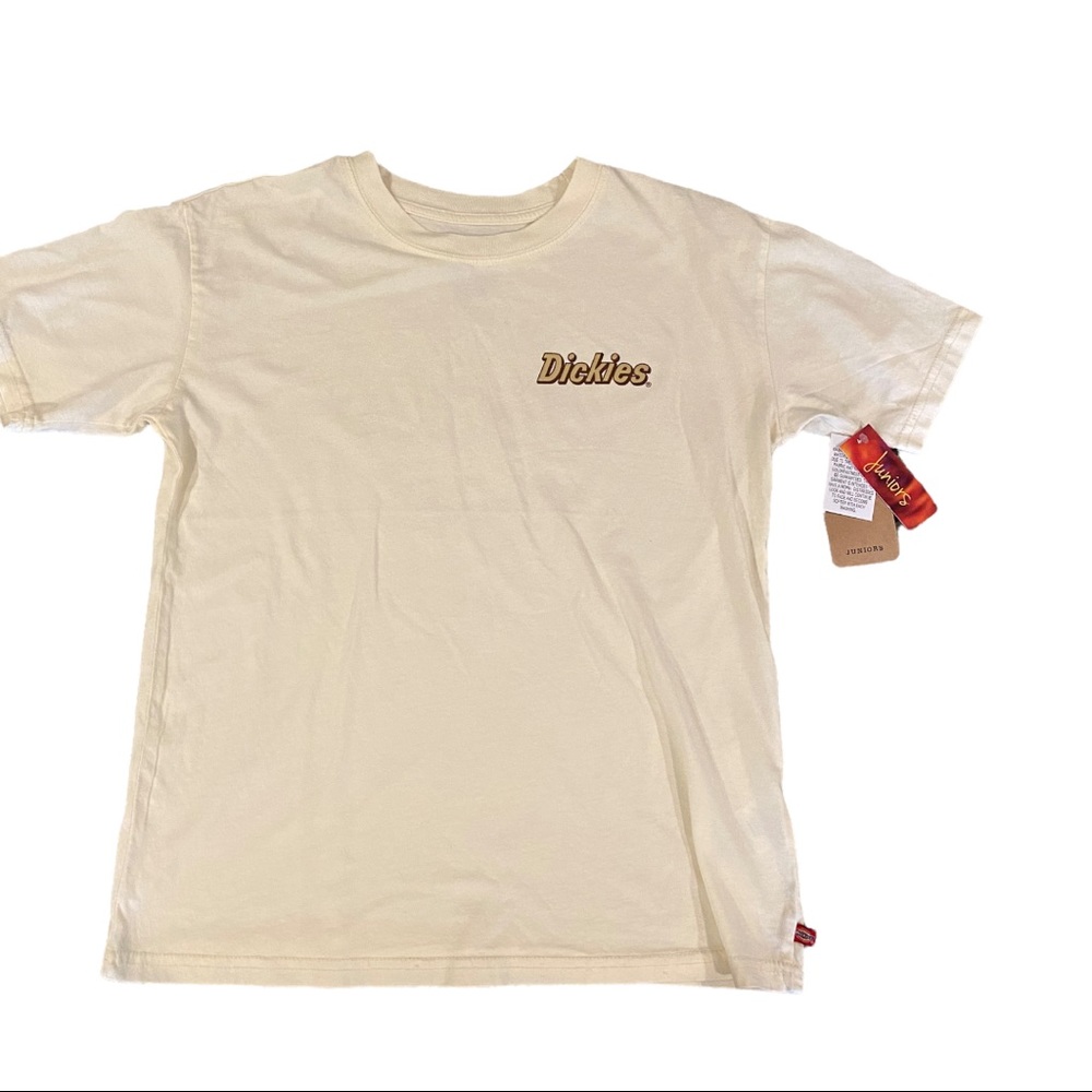 Dickies cream colored T-shirt, size small